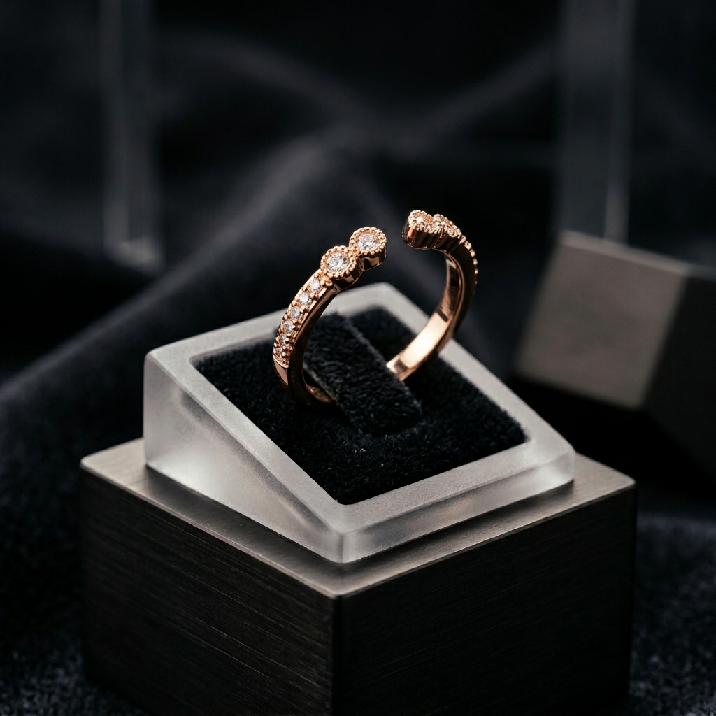 Adjustable Scalloped Bubble Ring