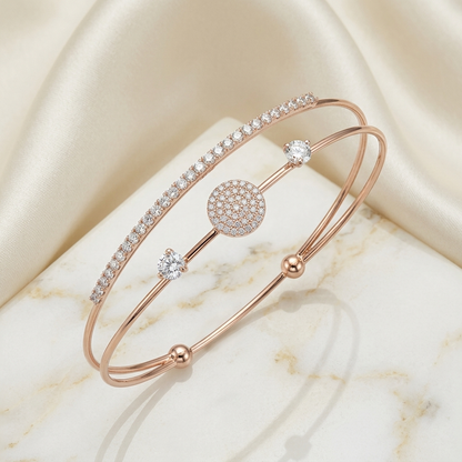 Minimalist Circle Bond Cuff Bracelet