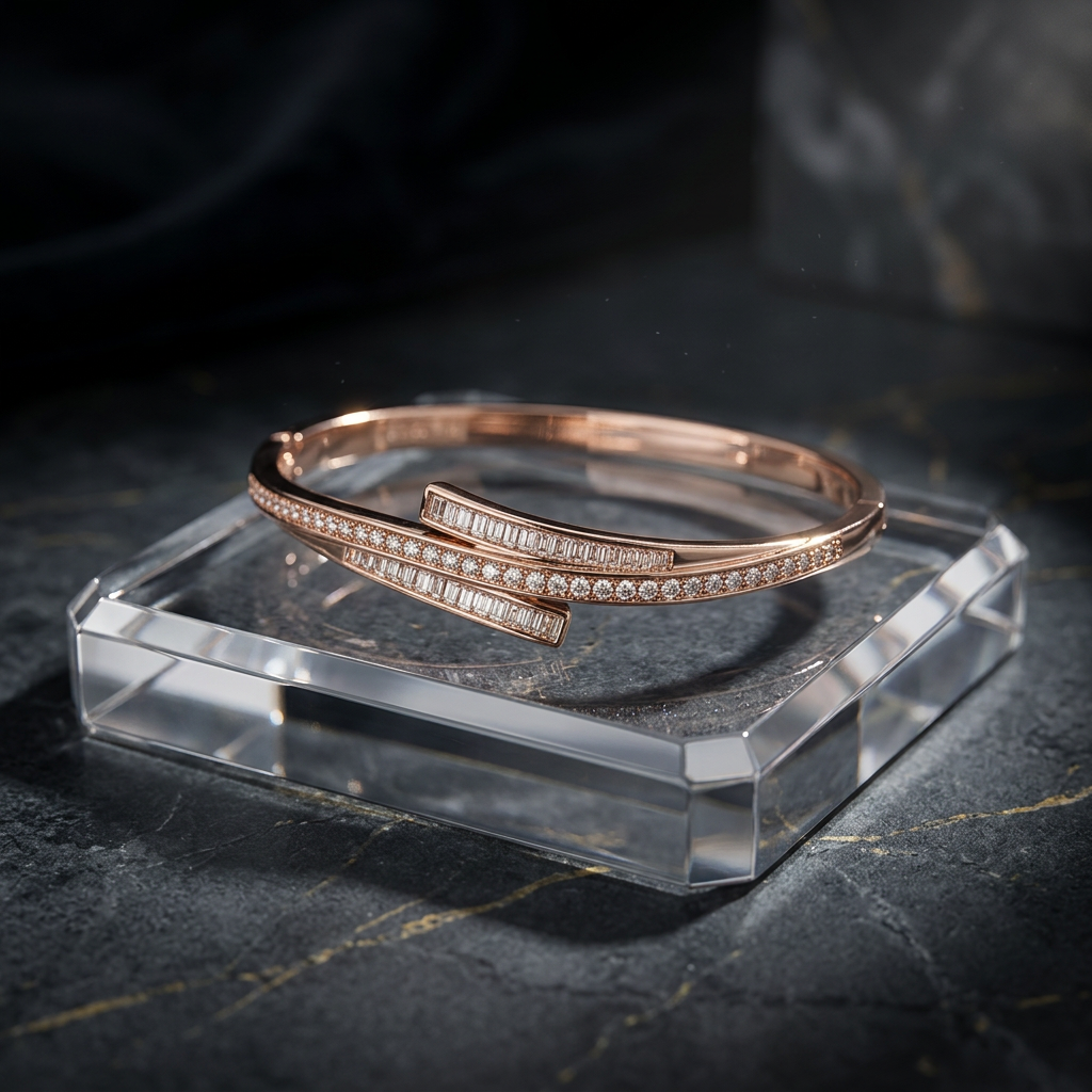Radiant Overlap Bypass Bracelet