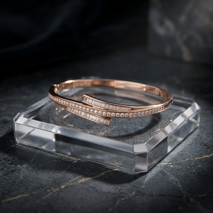 Radiant Overlap Bypass Bracelet