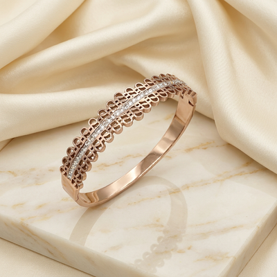 Regal Tiara-Style Openable Bracelet