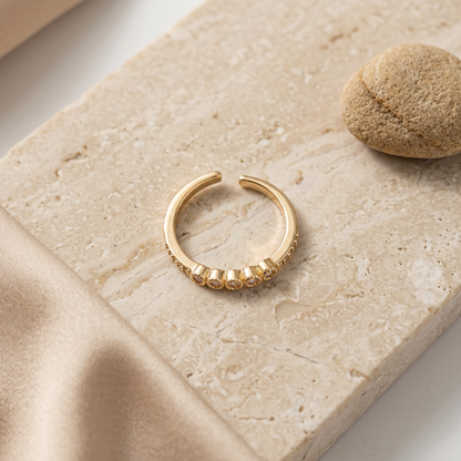 Adjustable Scalloped Bubble Ring