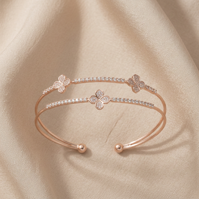 Petal Cluster Statement Bracelet