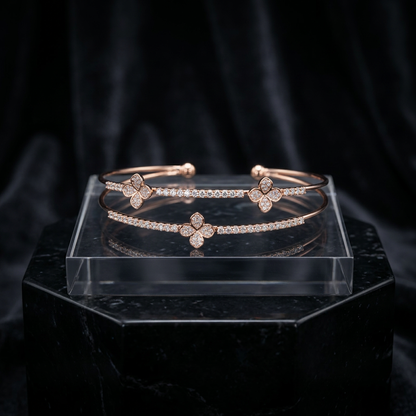 Petal Cluster Statement Bracelet