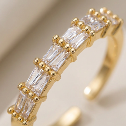 Premium Tapered Stone Statement Ring