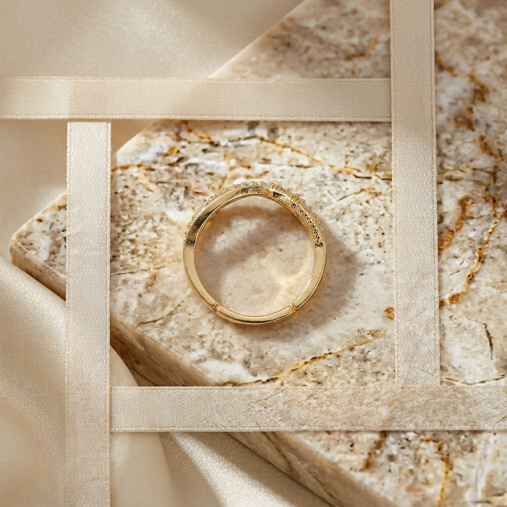 Adjustable Intertwined Ring