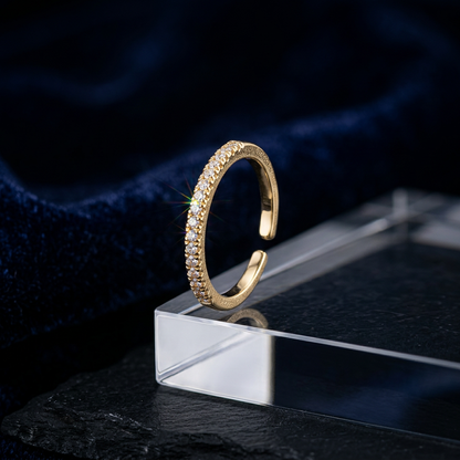 Adjustable Open-Cuff Band Ring