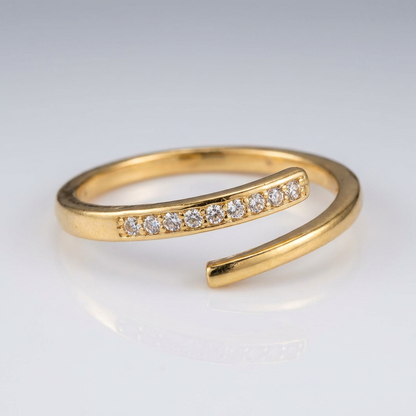 Adjustable Spiral Wrap Ring