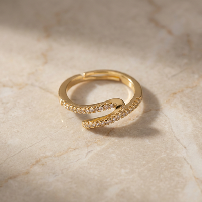 Modern Vanki Design Statement Ring