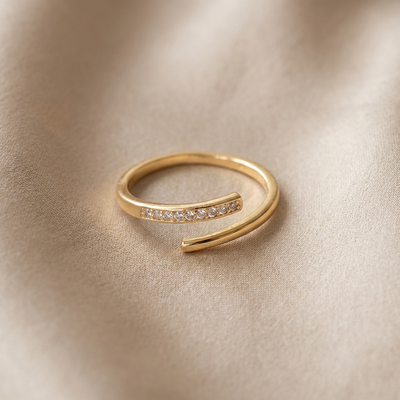 Adjustable Spiral Wrap Ring
