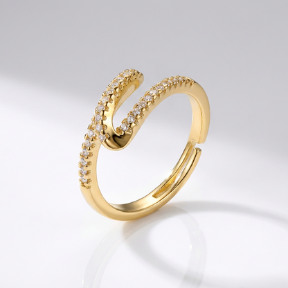 Modern Vanki Design Statement Ring