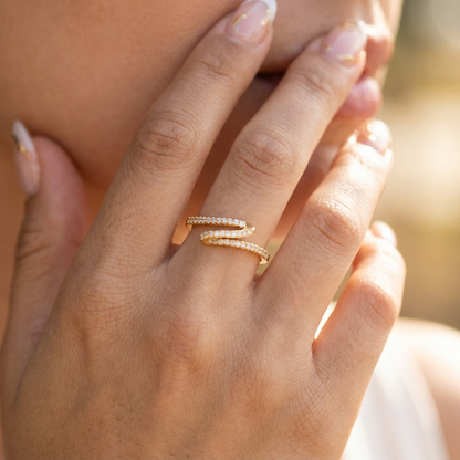 Premium Initial S Designer Ring