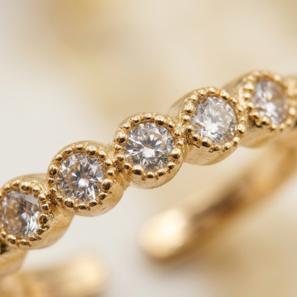 Adjustable Scalloped Bubble Ring
