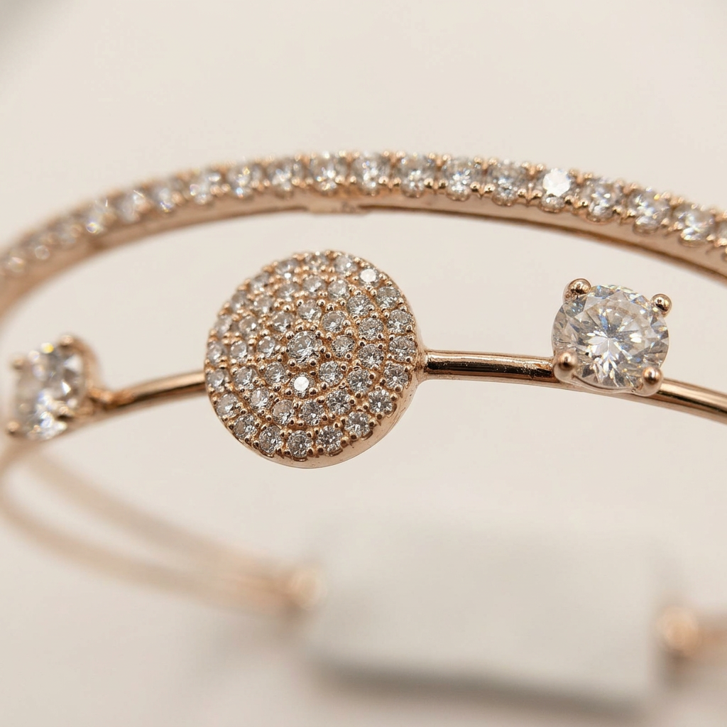 Minimalist Circle Bond Cuff Bracelet