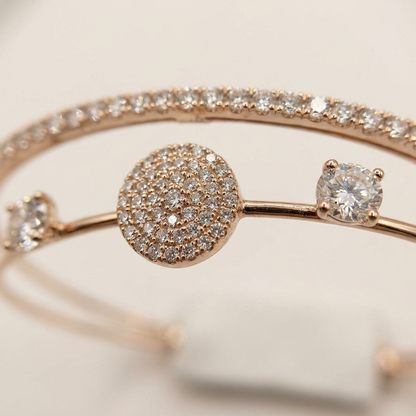 Minimalist Circle Bond Cuff Bracelet