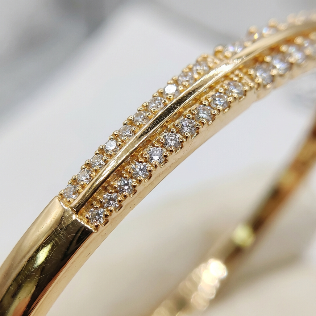 Sparkling Multi-Row Studded Bracelet