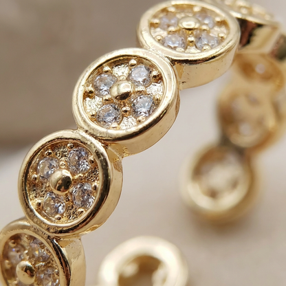 Dainty Adjustable Bubble Ring