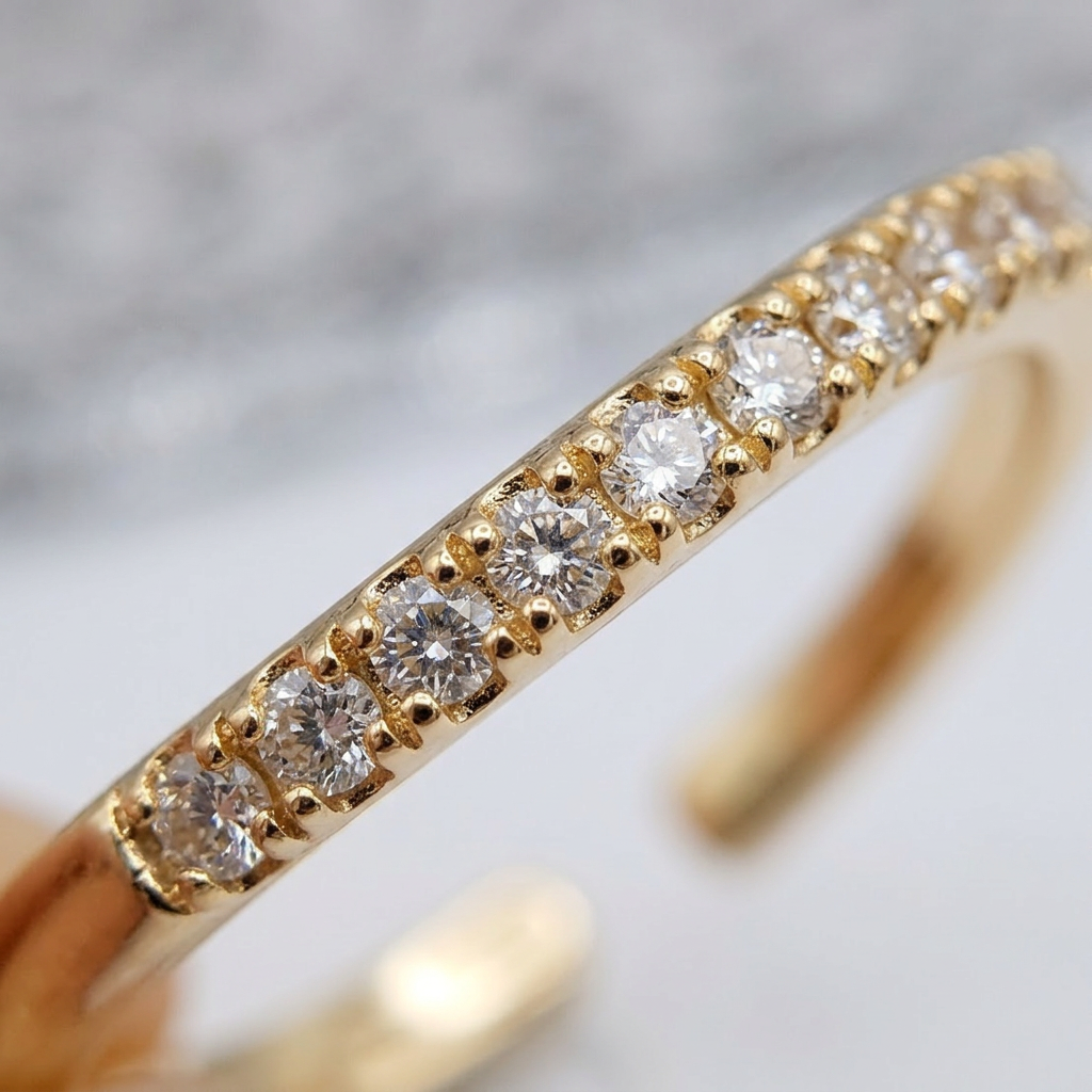 Adjustable Open-Cuff Band Ring