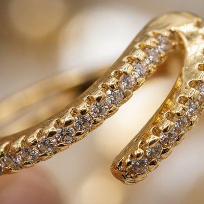 Modern Vanki Design Statement Ring