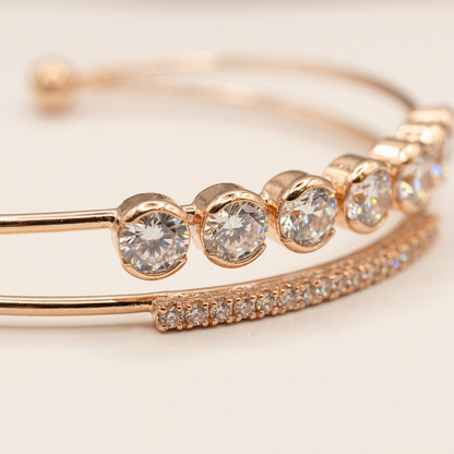 Solitaire Row Designer Bracelet