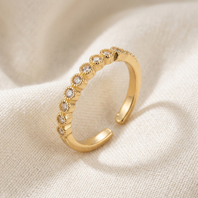 Adjustable Scalloped Bubble Ring