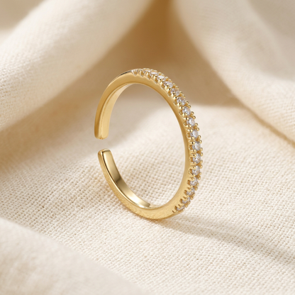 Adjustable Open-Cuff Band Ring