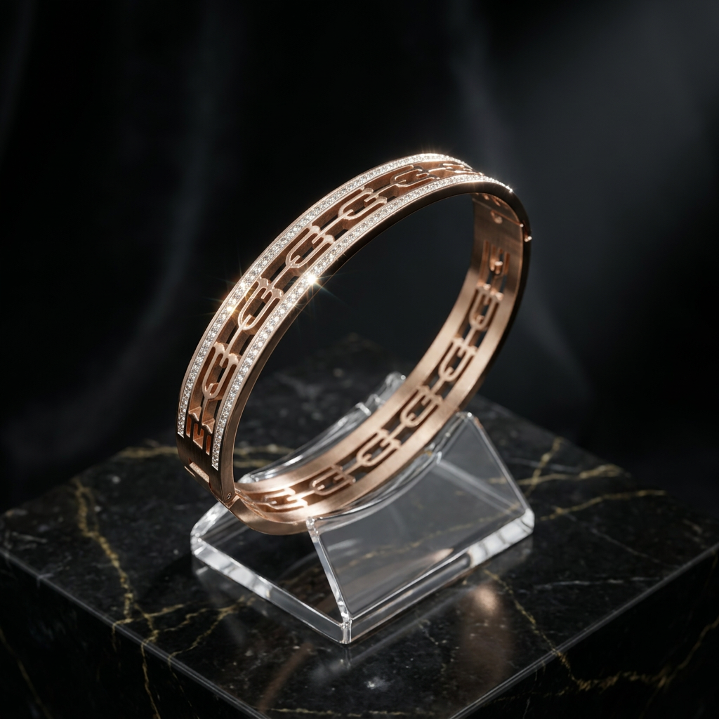 Designer-Inspired Greek Motif Bracelet