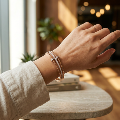 Architectural Cuff Bracelet