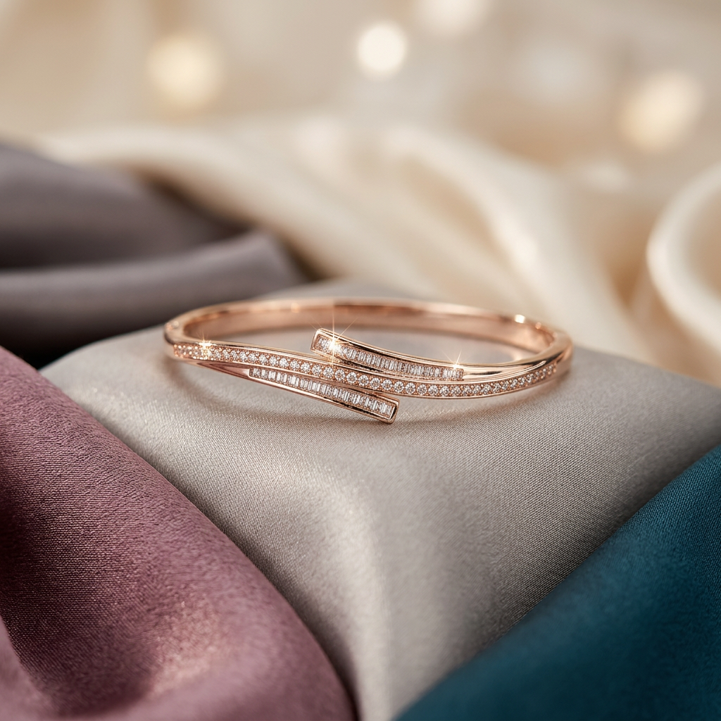 Radiant Overlap Bypass Bracelet