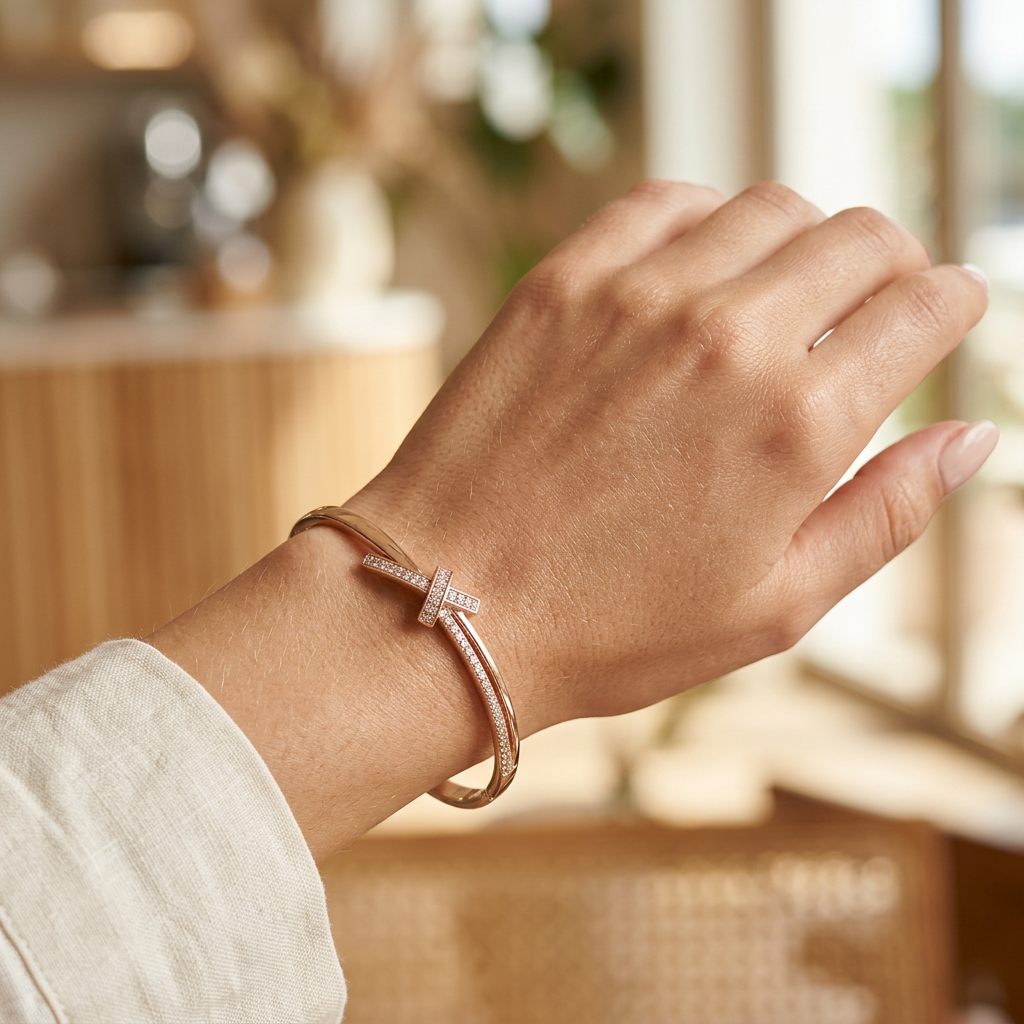 Designer Knot-Detail Bracelet
