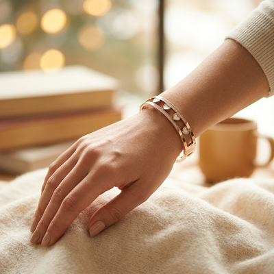 Elegant Heart Link Adjustable Bracelet