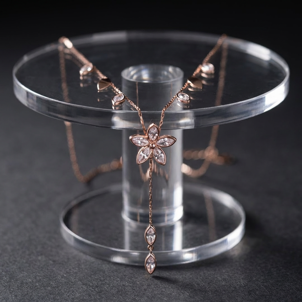 Minimalist Zircon Studded Mangalsutra with Teardrop Charms