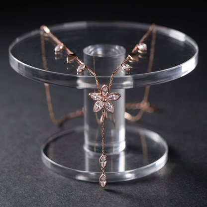Minimalist Zircon Studded Mangalsutra with Teardrop Charms