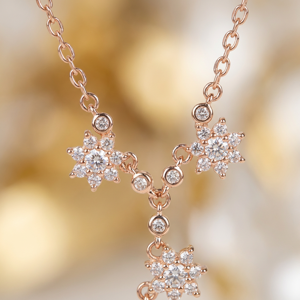 Minimalist Beaded Lariat Mangalsutra with CZ Drops