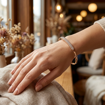 Minimalist Double Band Bracelet