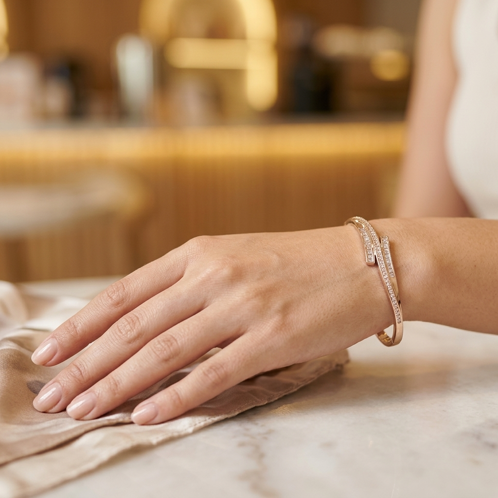 Radiant Overlap Bypass Bracelet