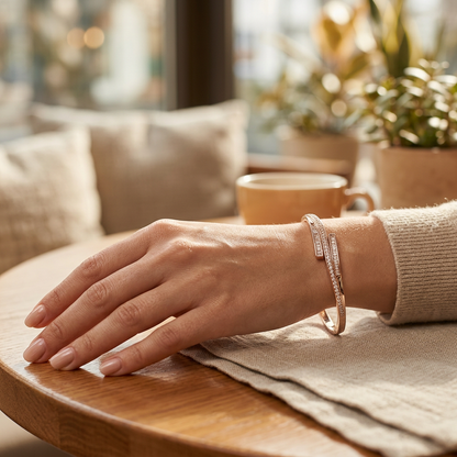 Radiant Overlap Bypass Bracelet