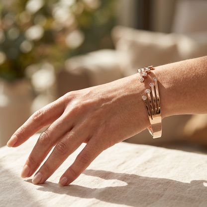 Sleek Layered Adjustable Bracelet